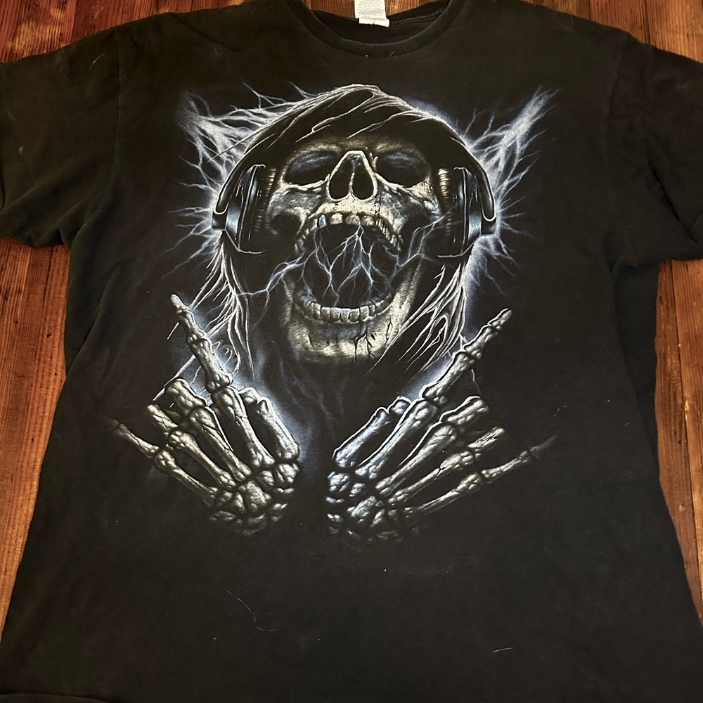 Men's y2k Graphic Skull Tee
